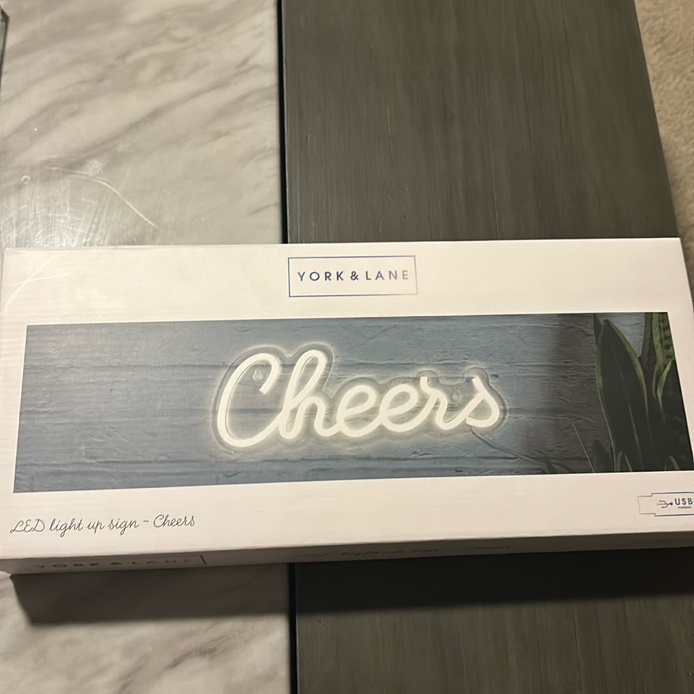Cheers LED light up sign